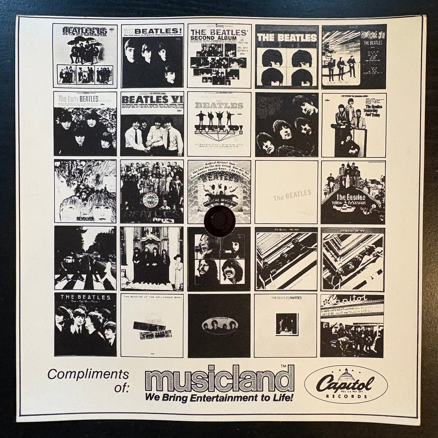 Beatles, "The Beatles 1962-1966" (7") (Flexi-Disc) [VG Used]