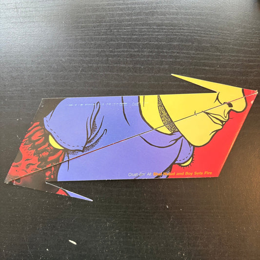 Shai Hulud / Boy Sets Fire, "Crush 'Em All" (7") (Grey Vinyl) [VG Used]