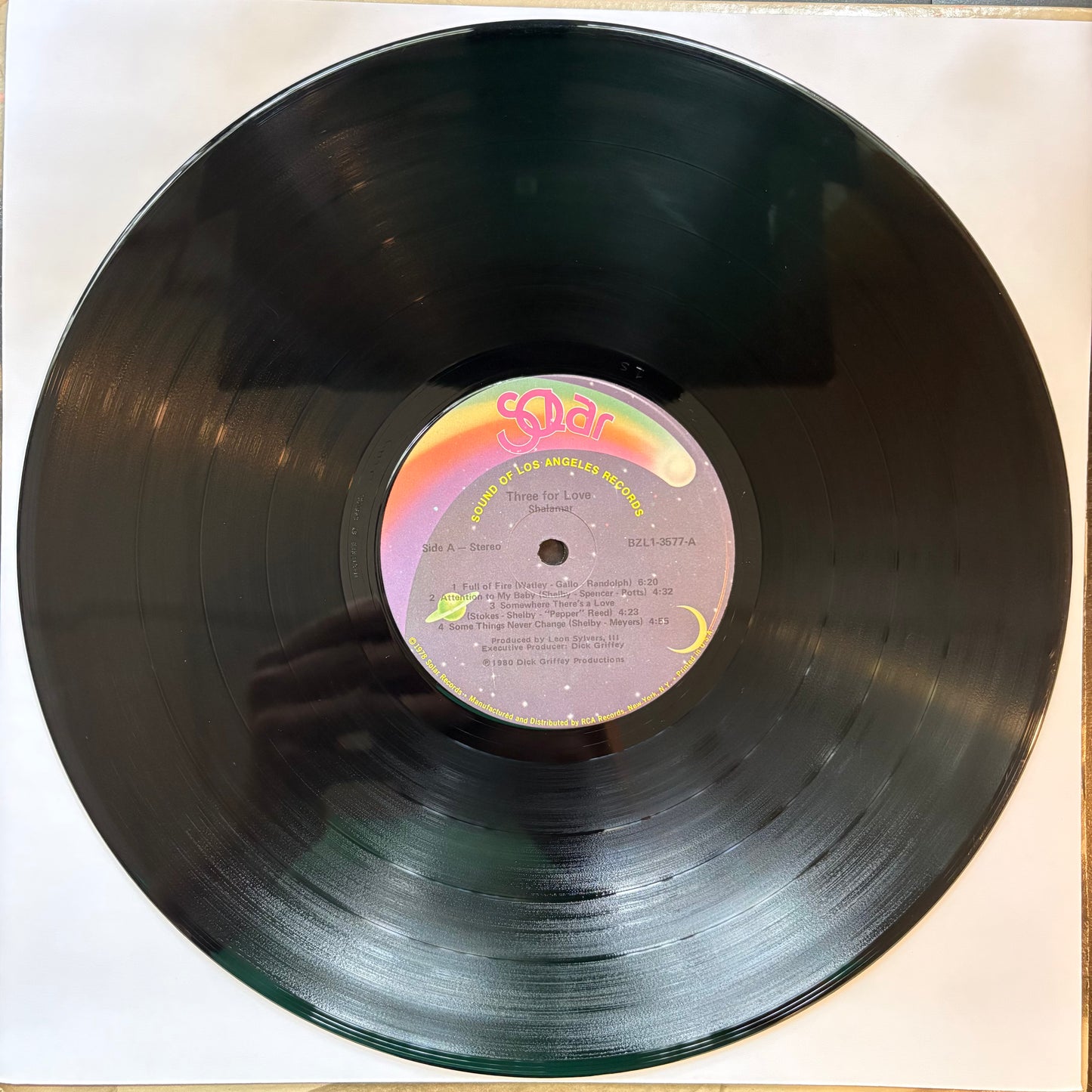 Shalamar, "Three for Love" (LP) [VG Used]