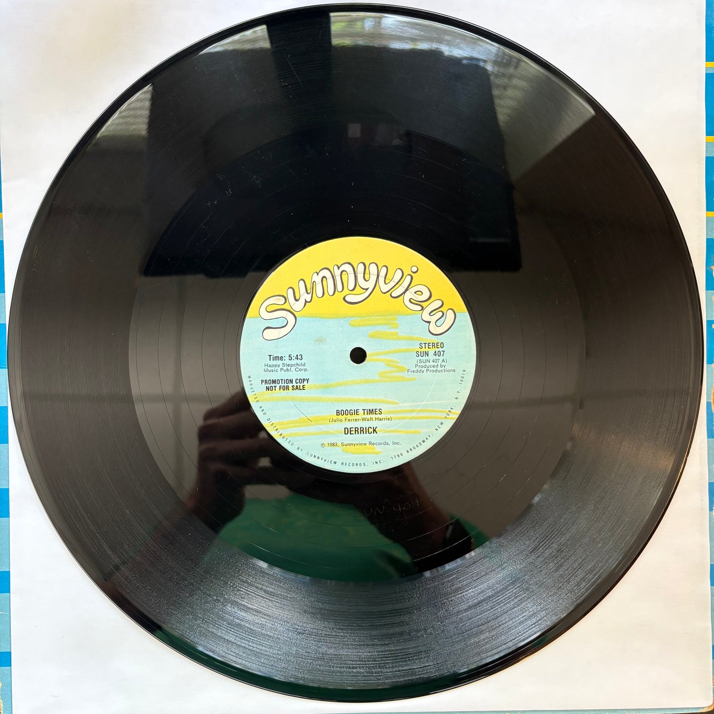 Derrick, "Boogie Times" (Promo 12") [VG Used]