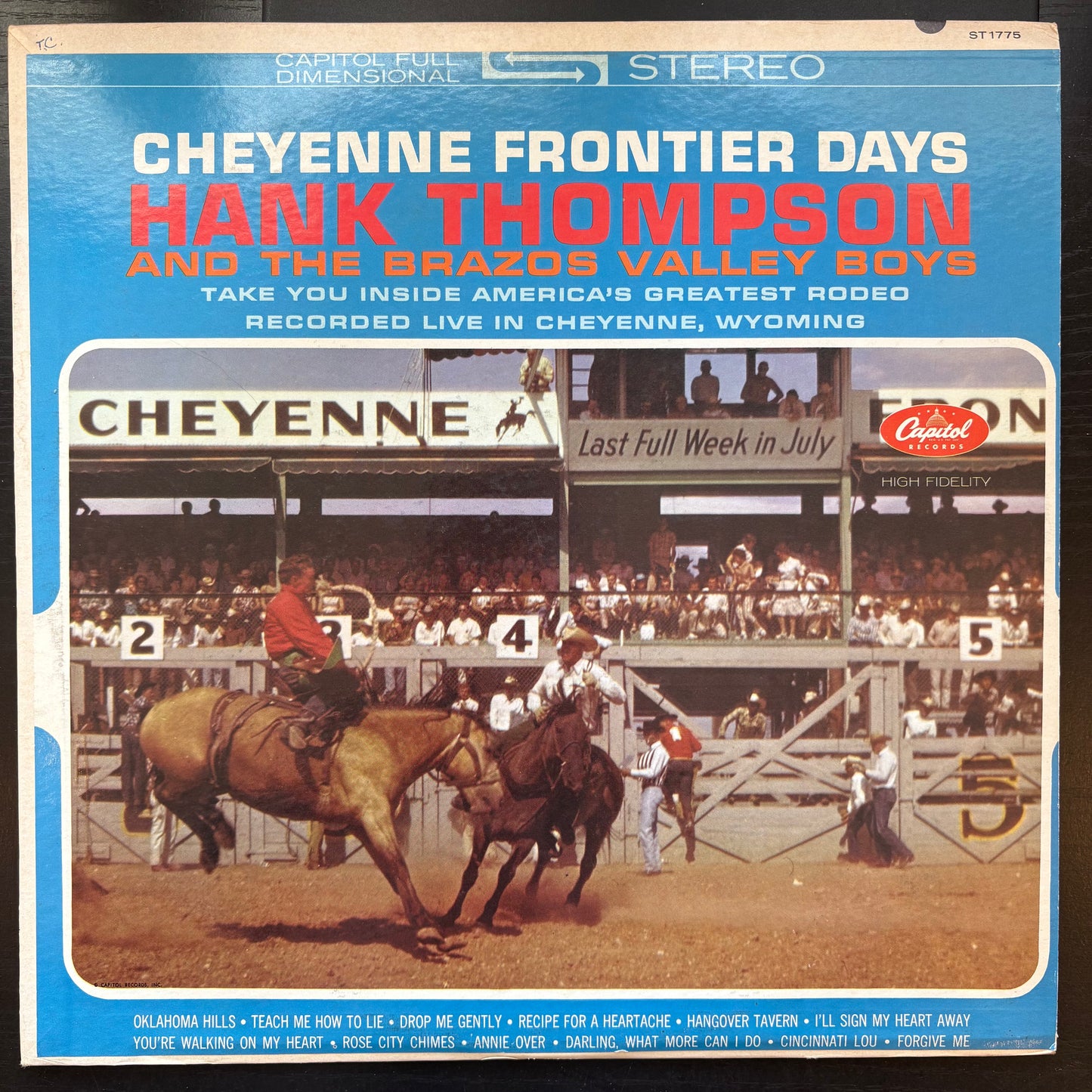 Hank Thompson & The Brazos Valley Boys, "Cheyenne Frontier Days" [VG Used]