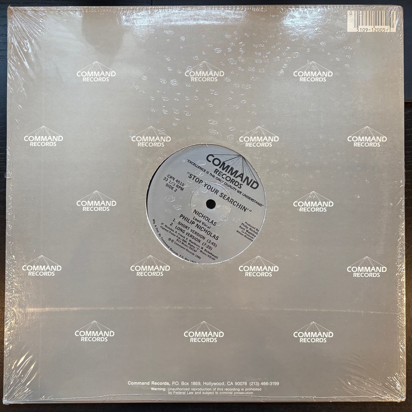 Nicholas, "Stand Up!" (12") (Sealed) [Used]