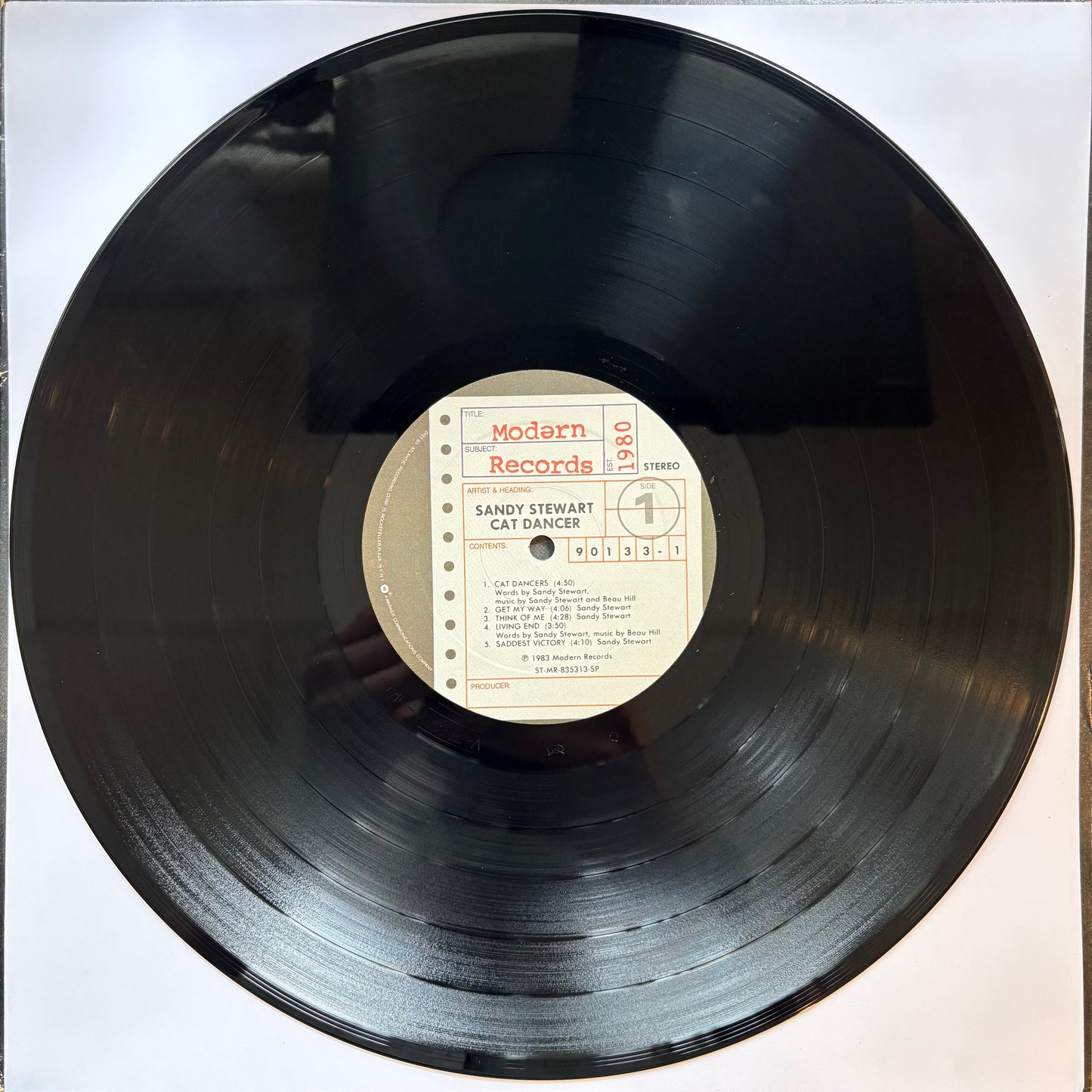 Sandy Stewart, "Cat Dancer" (Promo) [VG+ Used]