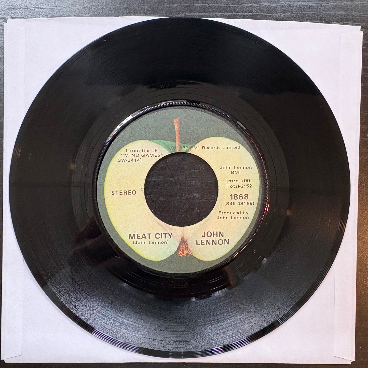 John Lennon, "Mind Games" (7") [VG Used]