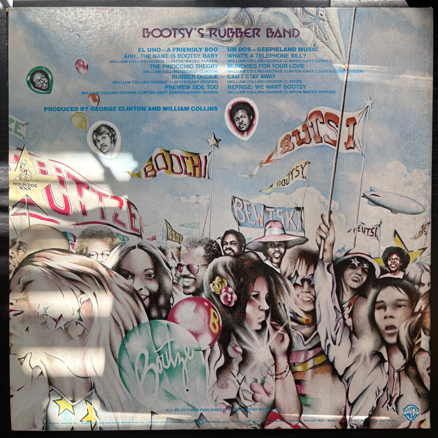 Bootsy's Rubber Band, "Ahh... The Name Is Bootsy, Baby!" [VG Used]