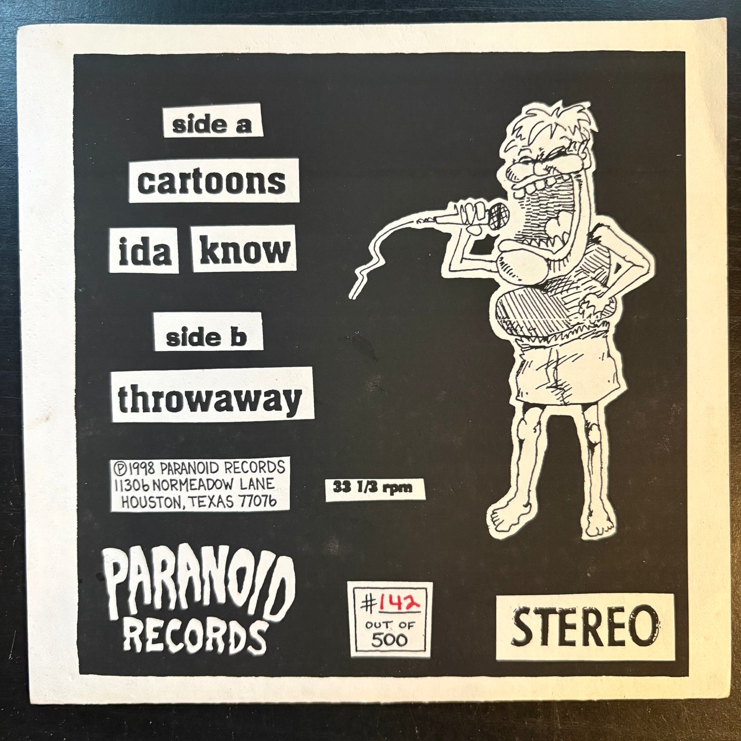 30footFALL, "Cartoons" (7") [VG Used]