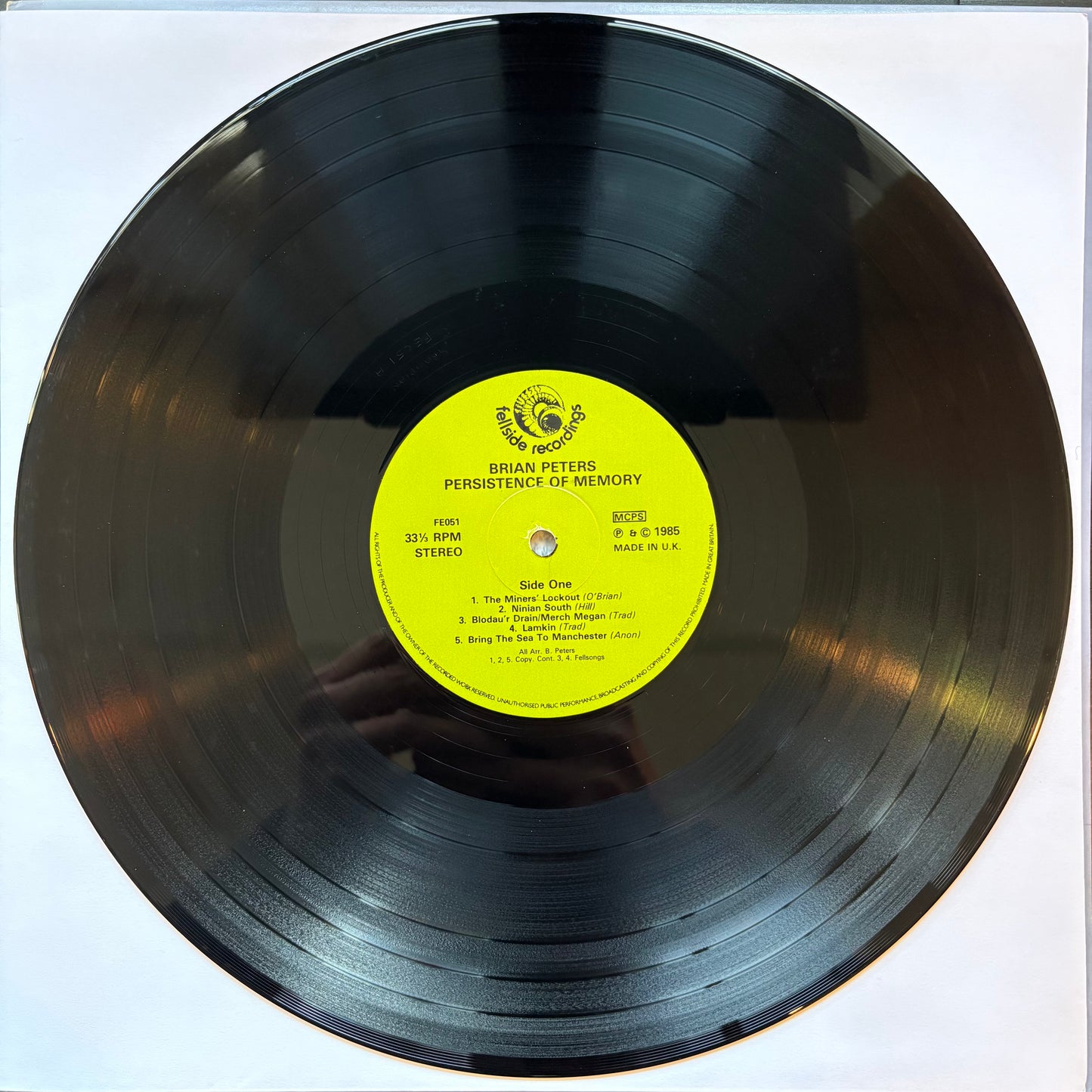 Brian Peters, "Persistence of Memory" [VG+ Used]