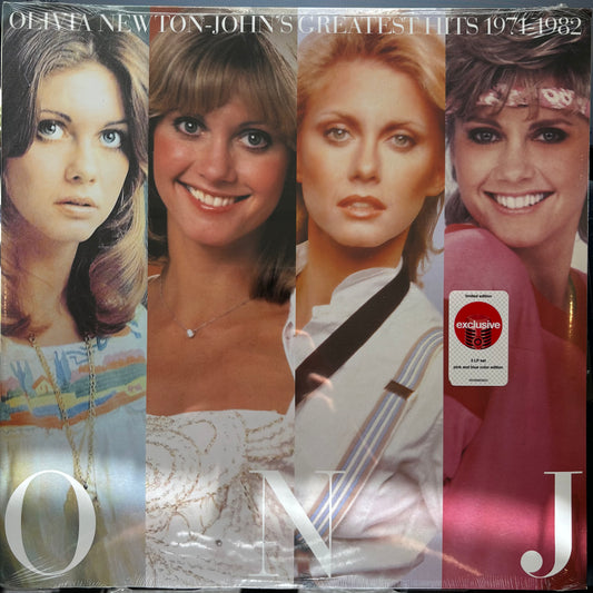 Olivia Newton-John, "Greatest Hits" (Pink & Blue Vinyl) (Sealed) [Used]