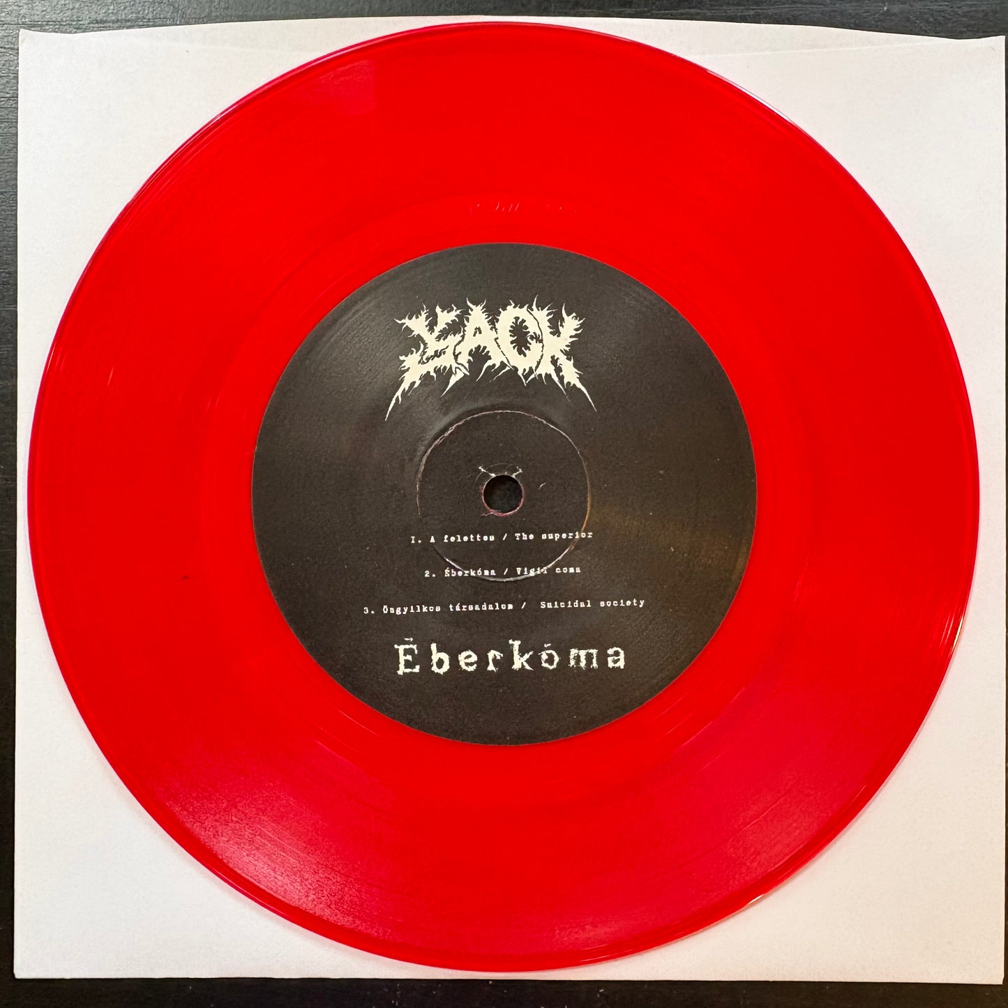 Jack, "Eberkoma" (7") (Red Vinyl) [VG+ Used]