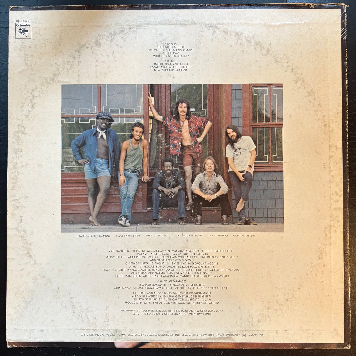 Bruce Springsteen, "The Wild, The Innocent & The E Street Shuffle" (LP) [VG- Used]