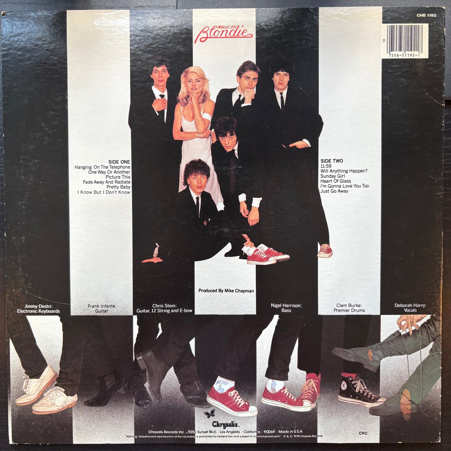 Blondie, "Parallel Lines" [VG+ Used]