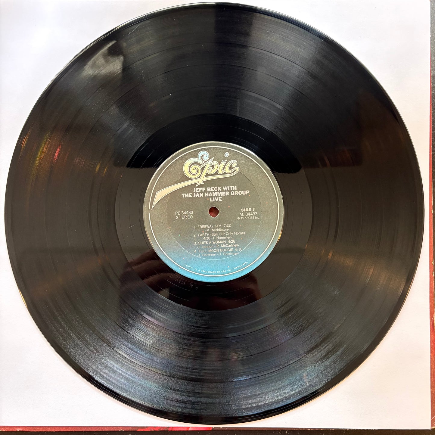 Jeff Beck WIth The Jan Hammer Group, "Live" [VG+ Used]