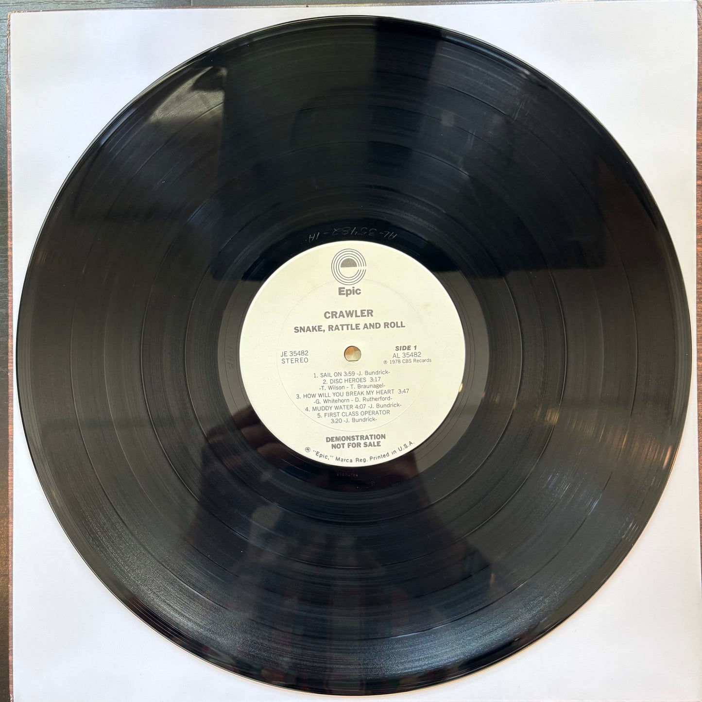 Crawler, "Snake, Rattle and Roll" (Promo) [EX Used]