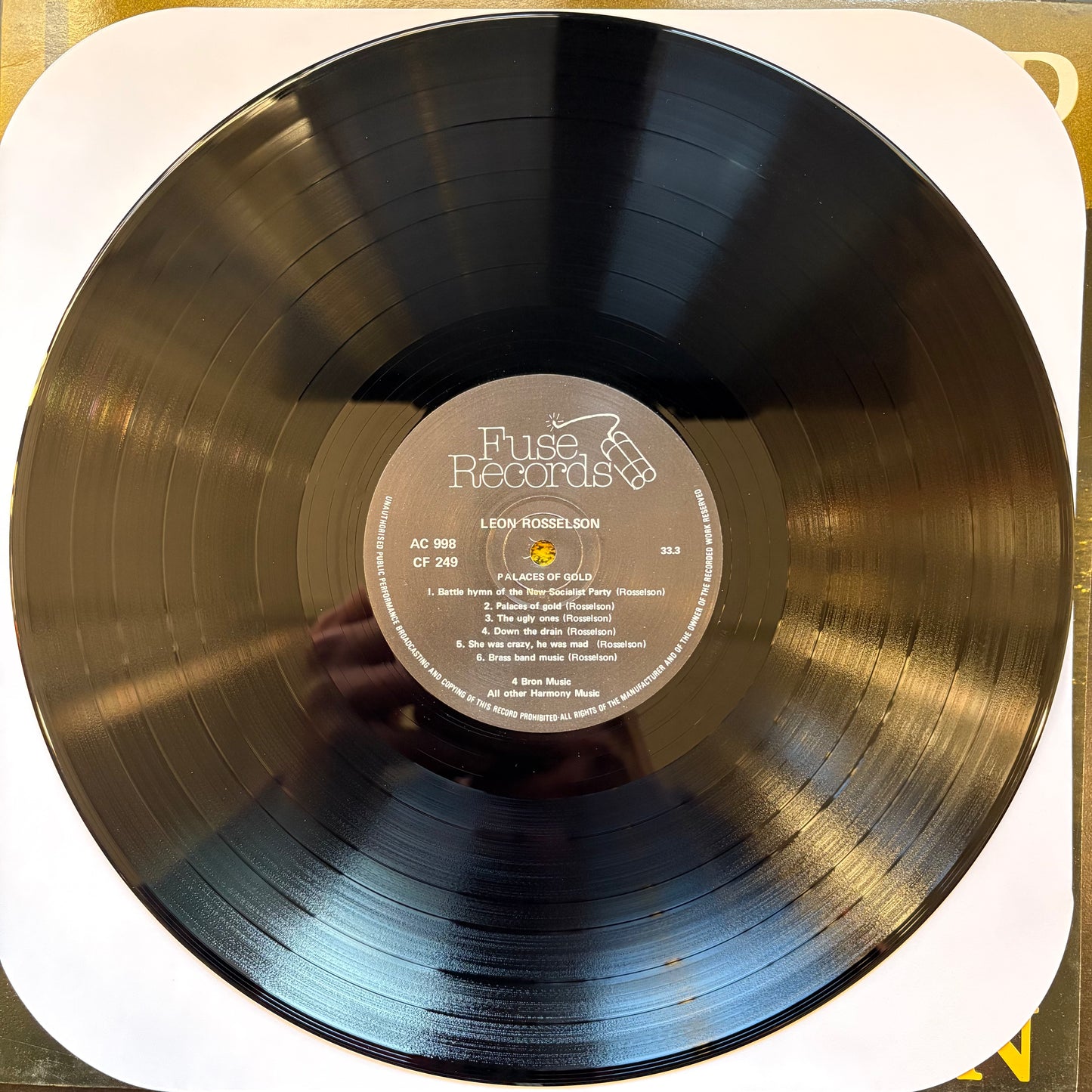 Leon Rosselson, "Palaces of Gold" [VG Used]