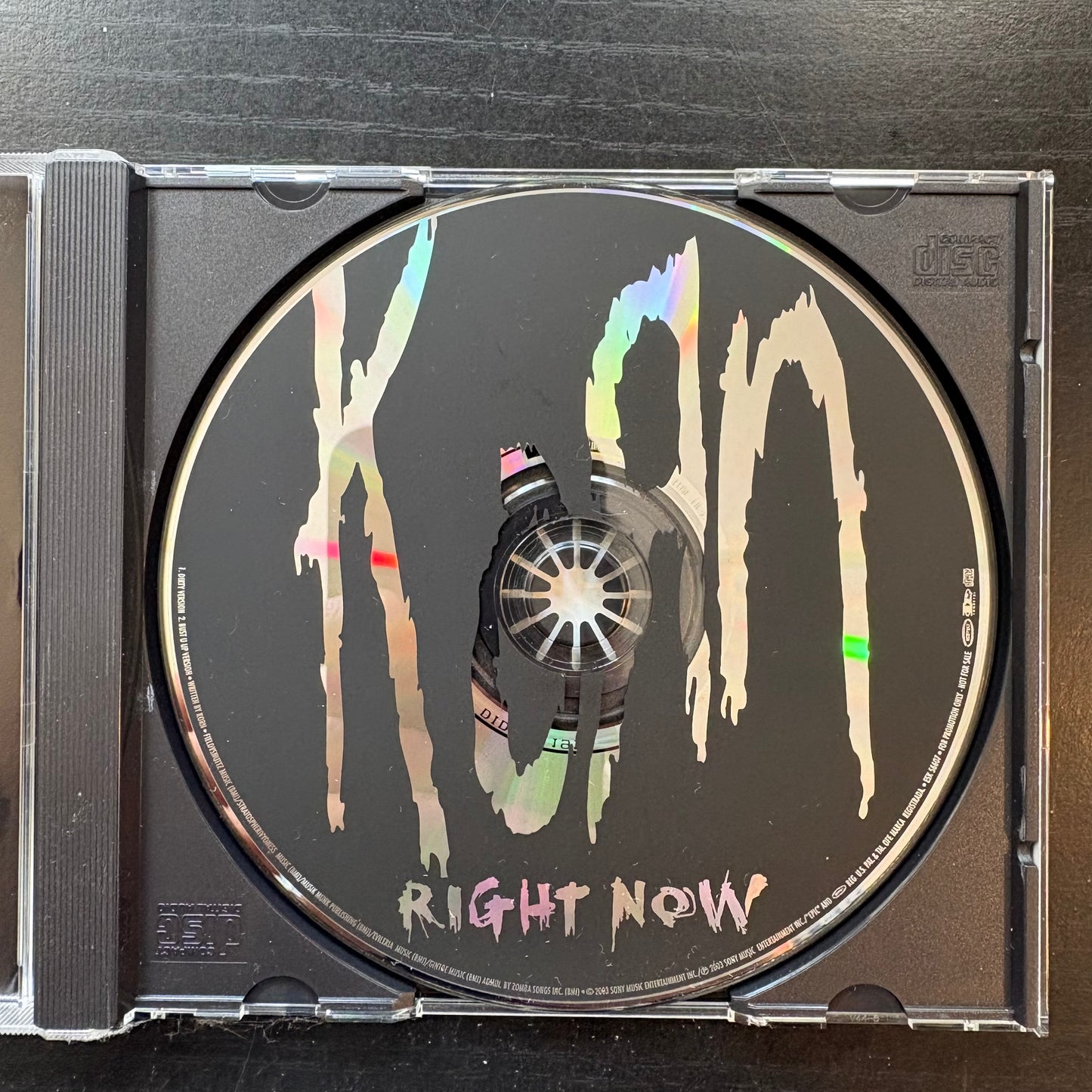 Korn, "Right Now" [Used CD Single]