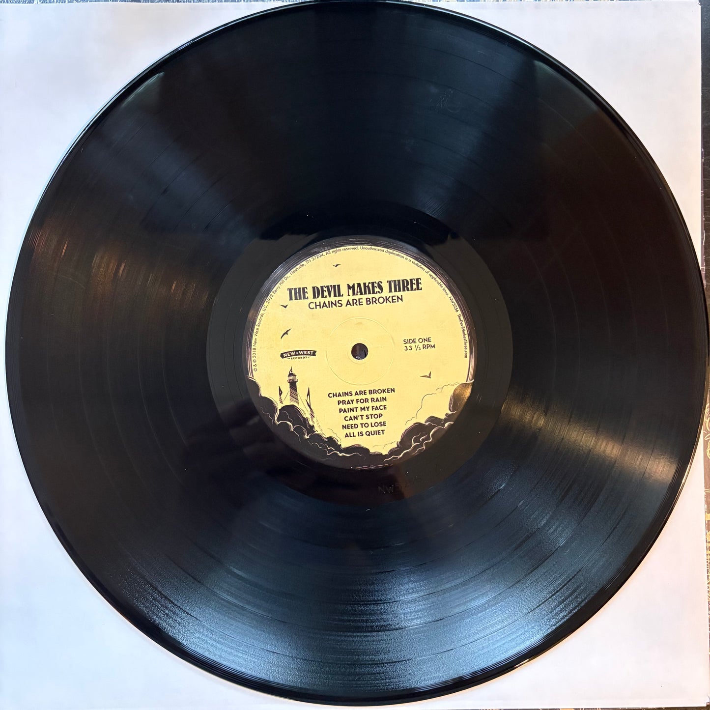 Devil Makes Three, "Chains Are Broken" (LP) [VG Used]