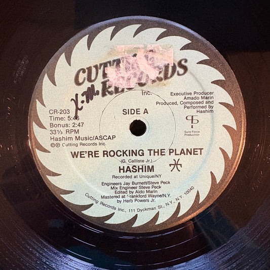 Hashim, "We're Rocking the Planet" (12") [VG+ Used]