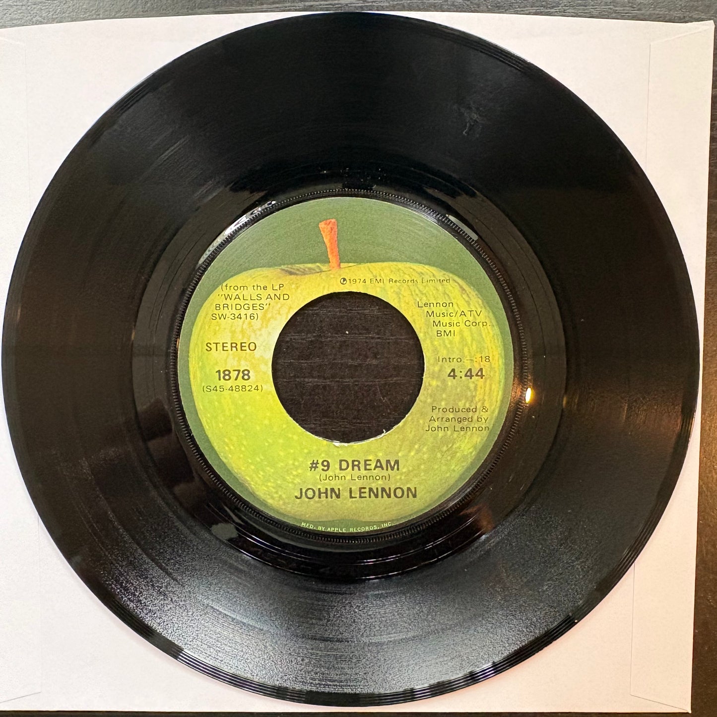 John Lennon, "#9 Dream" (7") [VG Used]