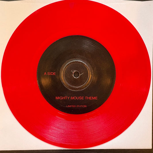 Sandpipers / R.E.M., "The Mighty Mouse Theme / Man on the Moon" (Red Vinyl) (7") [VG- Used]