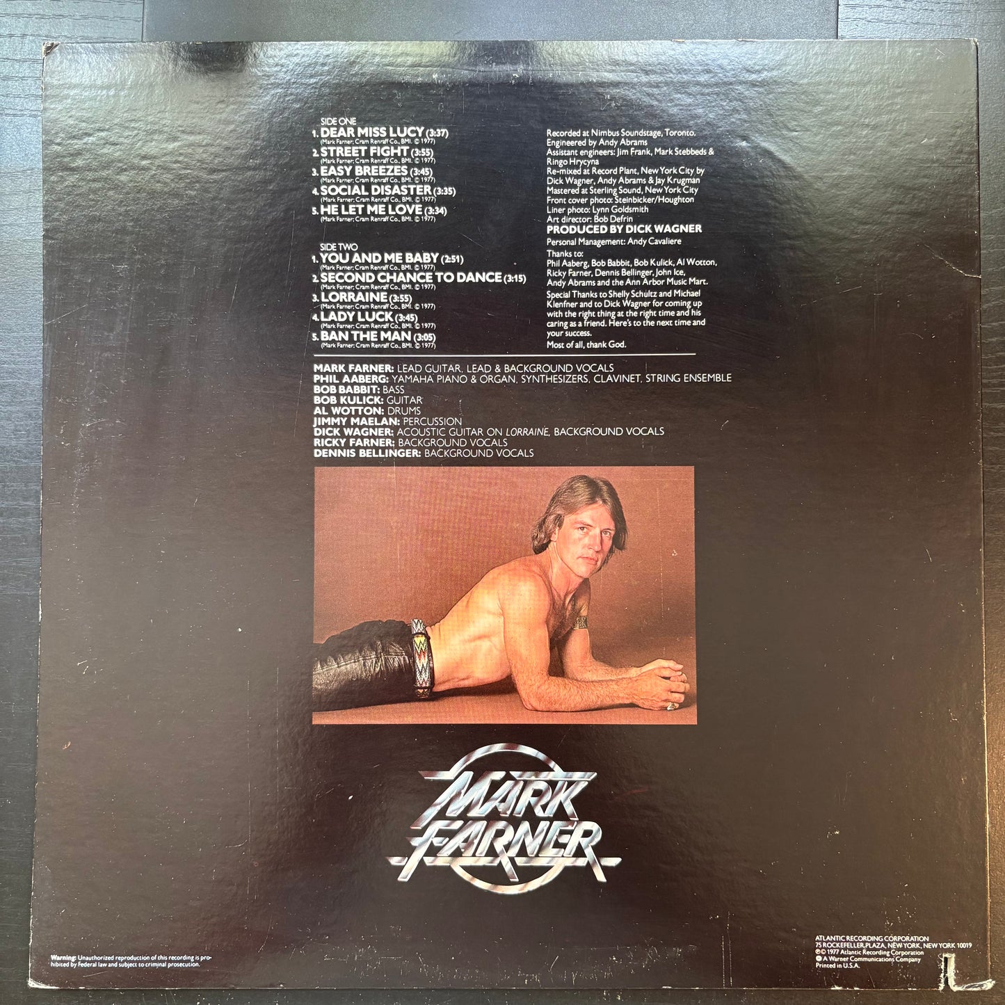 Mark Farner, "Mark Farner" [VG Used]
