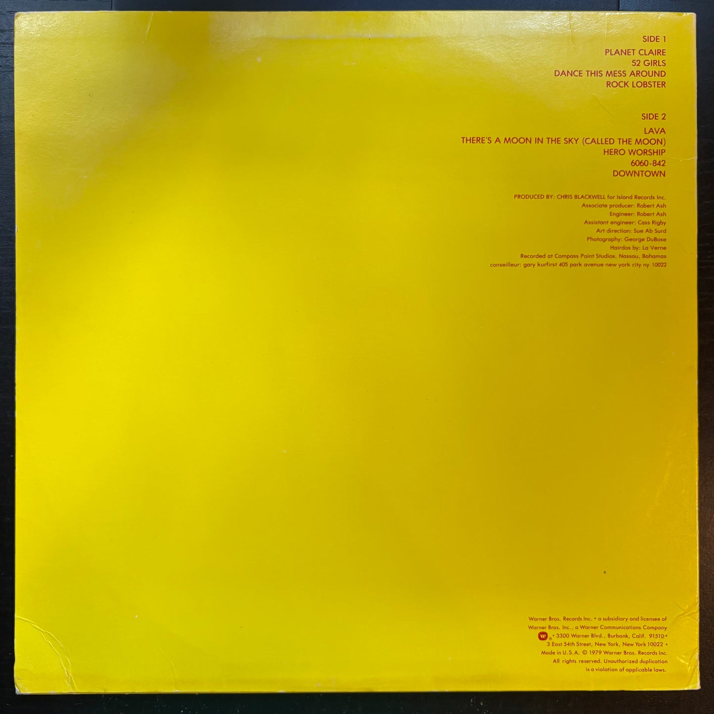 B-52's, "The B-52's" [VG Used]