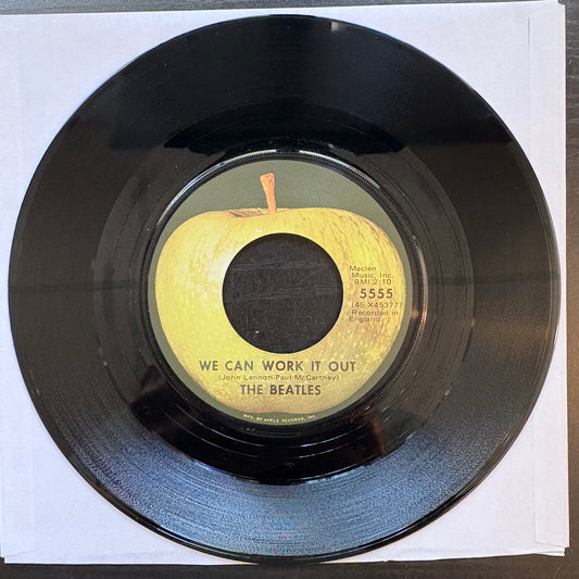 Beatles, "We Can Work It Out" (7") [VG+ Used]