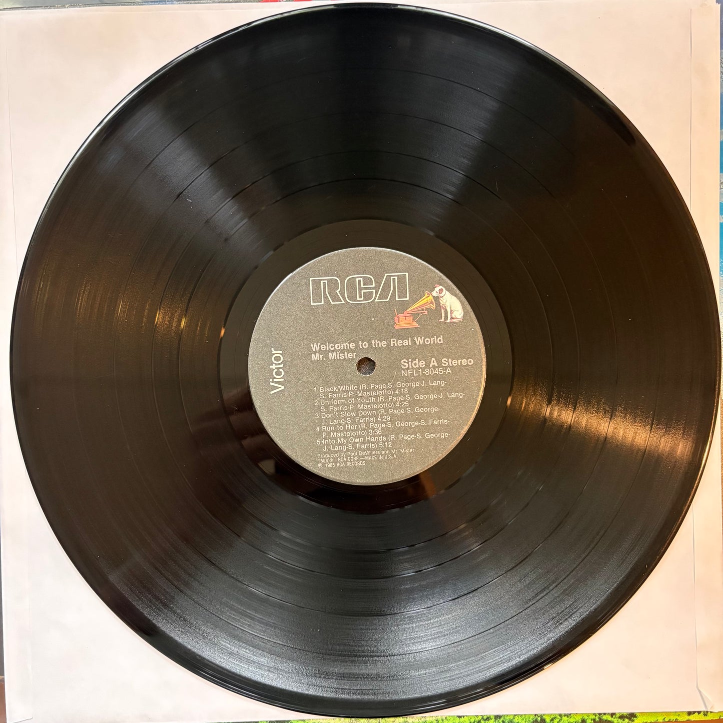 Mr. Mister, "Welcome to the Real World" (LP) [VG Used]