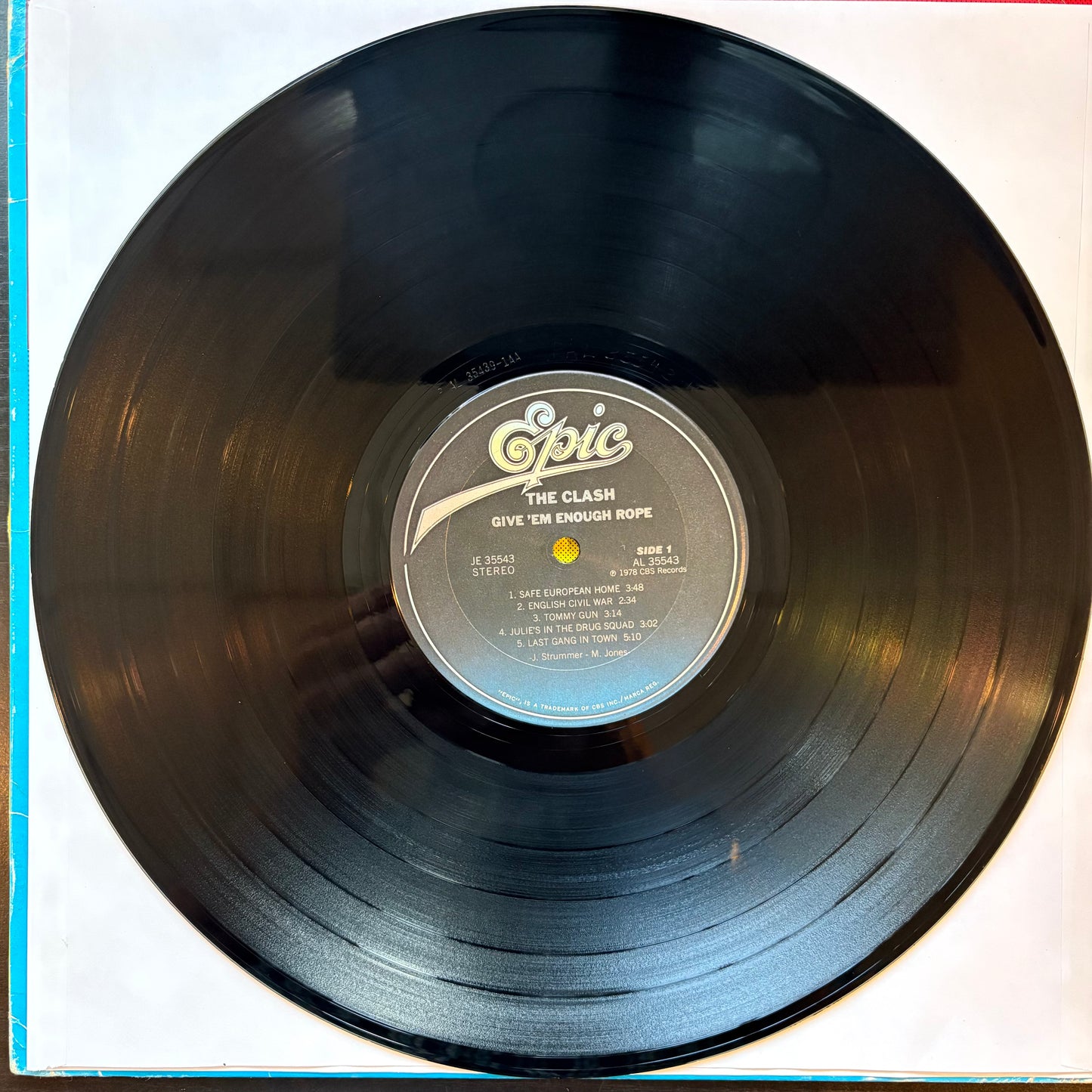 Clash, "Give 'Em Enough Rope" [VG+ Used]