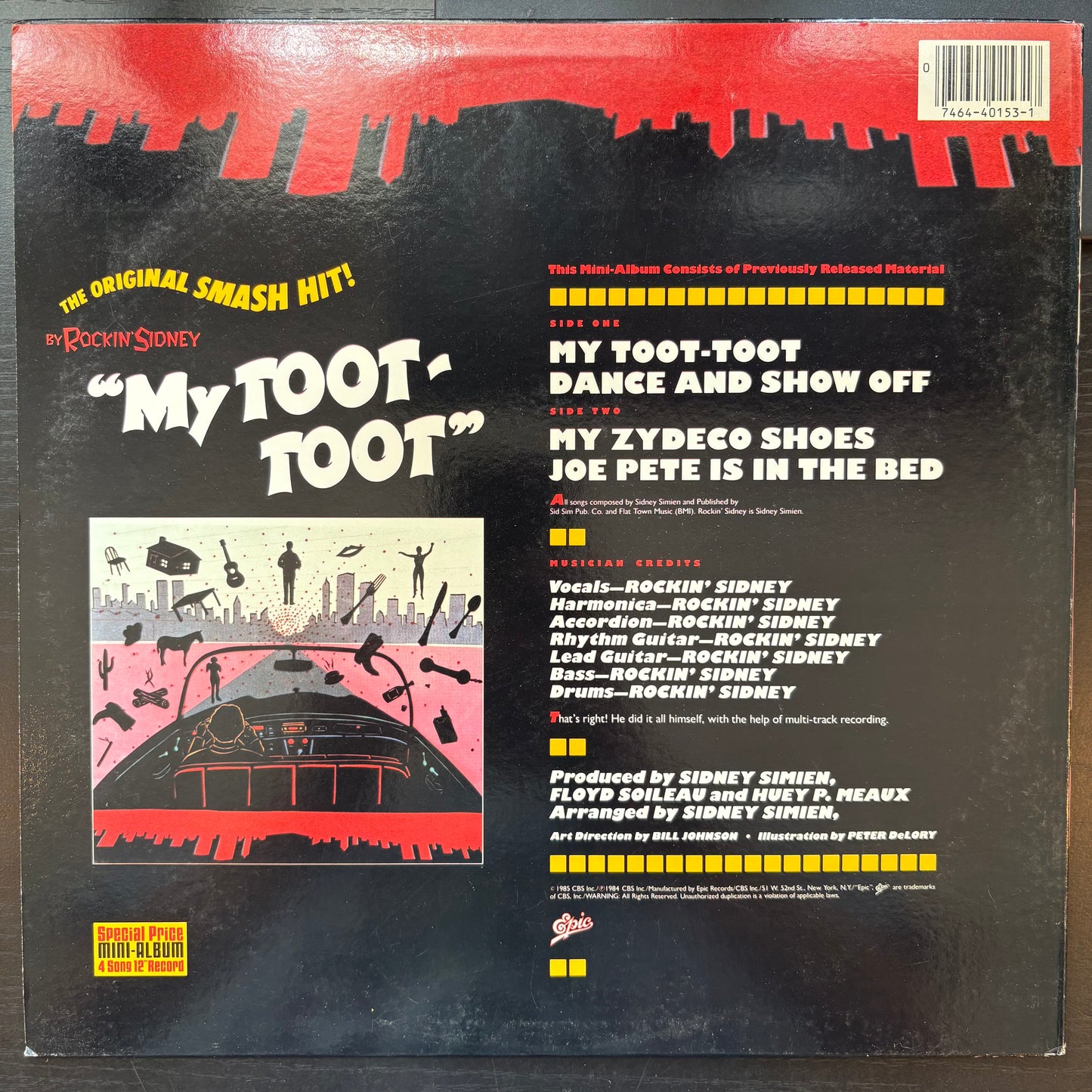 Rockin' Sidney, "My Toot Toot" (EP) [VG+ Used]