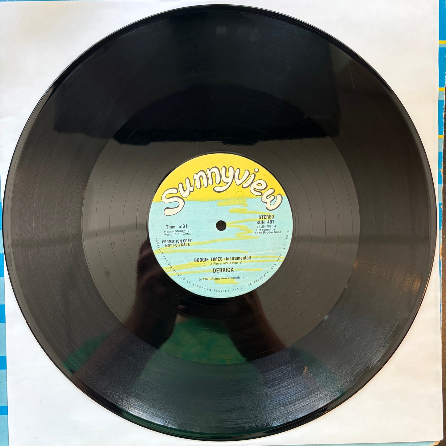 Derrick, "Boogie Times" (Promo 12") [VG Used]