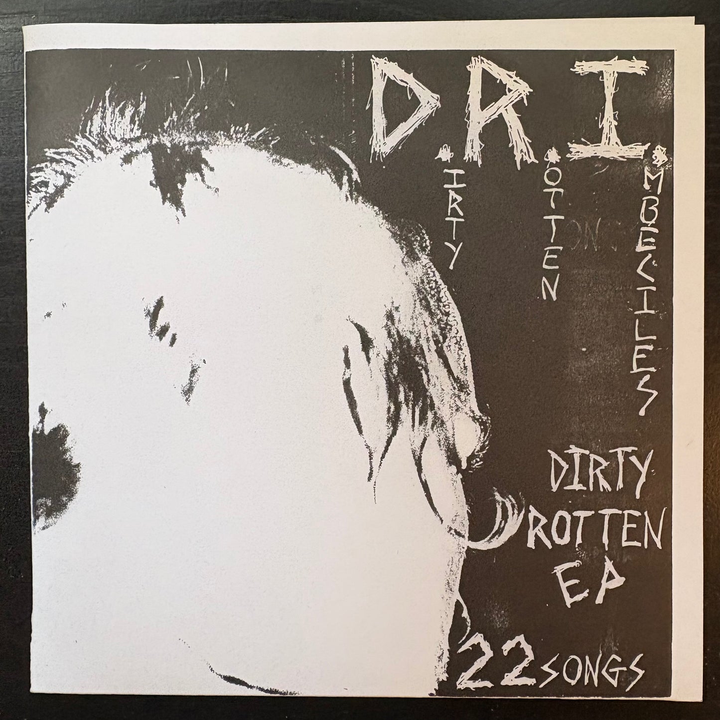 Dirty Rotten Imbeciles, "Dirty Rotten EP" (7") (Red Vinyl) [VG Used]