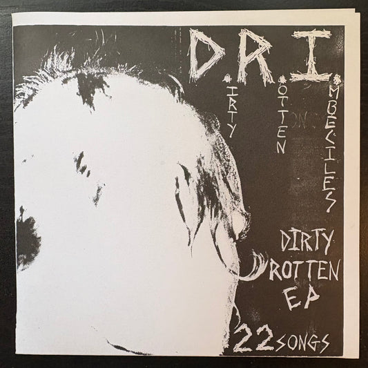 Dirty Rotten Imbeciles, "Dirty Rotten EP" (7") (Red Vinyl) [VG Used]