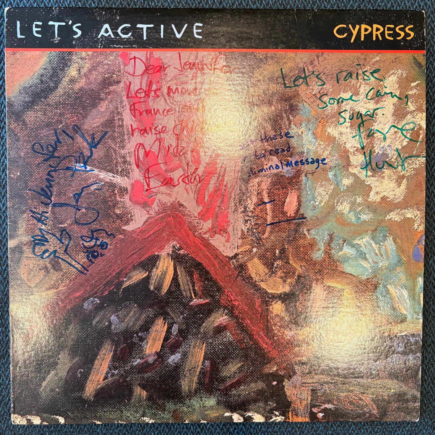 Let's Active, "Cypress" (Signed) [VG Used]