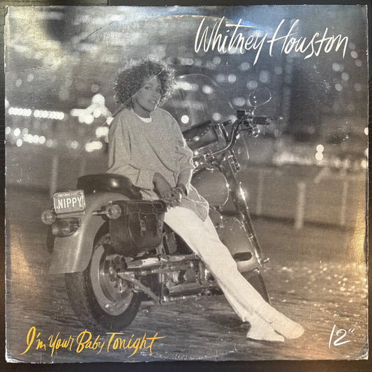 Whitney Houston, "I'm Your Baby Tonight" (12") [VG Used]