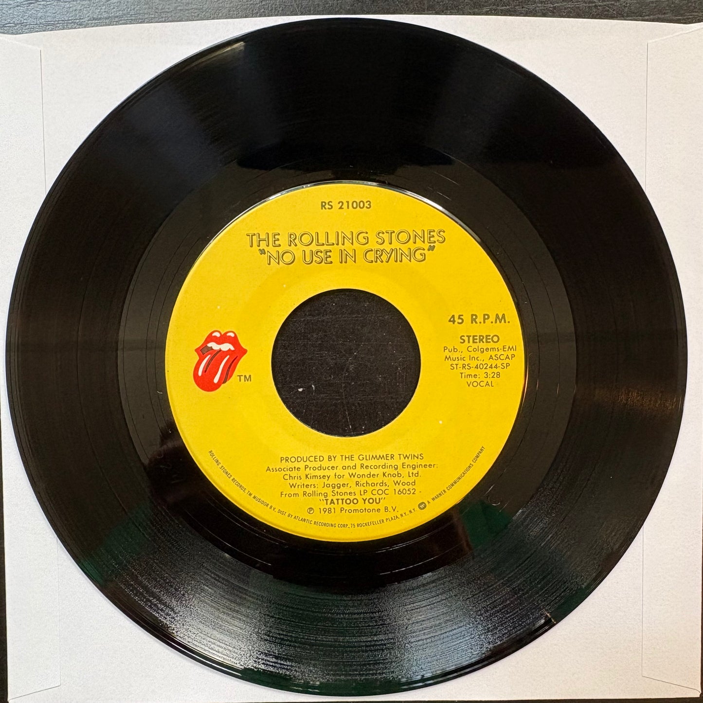 Rolling Stones, "Start Me Up" (7") [VG+ Used]