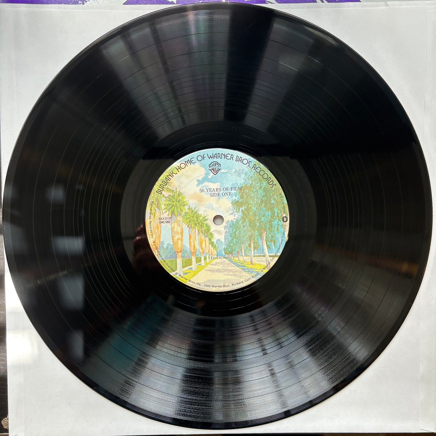 Various Artists, "50 Years of Film: Original Motion Picture Soundtrack Recordings of the Great Scenes and Stars from the Warner Bros. Classics 1923-1973" (3LP) [VG Used]