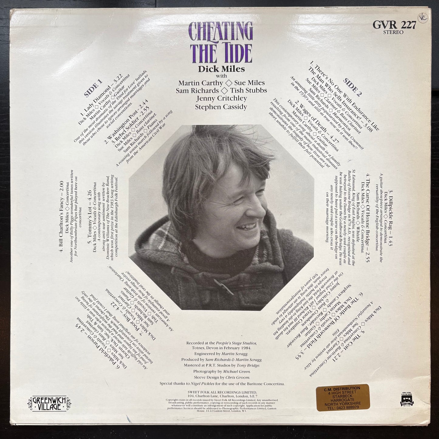 Dick Miles, "Cheating the Tide" [VG+ Used]