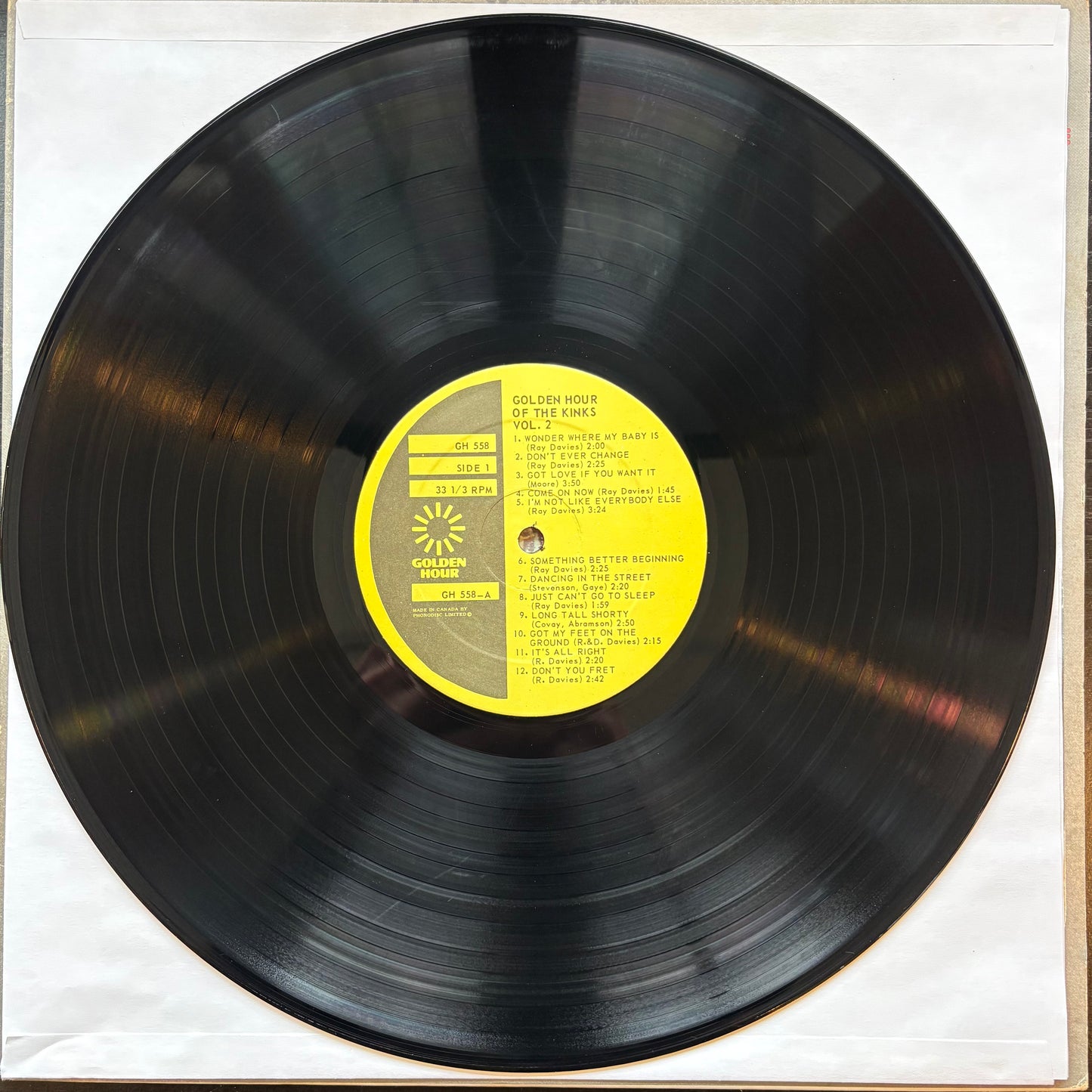 Kinks, "Golden Hour of The Kinks, Vol. 2" [VG Used]