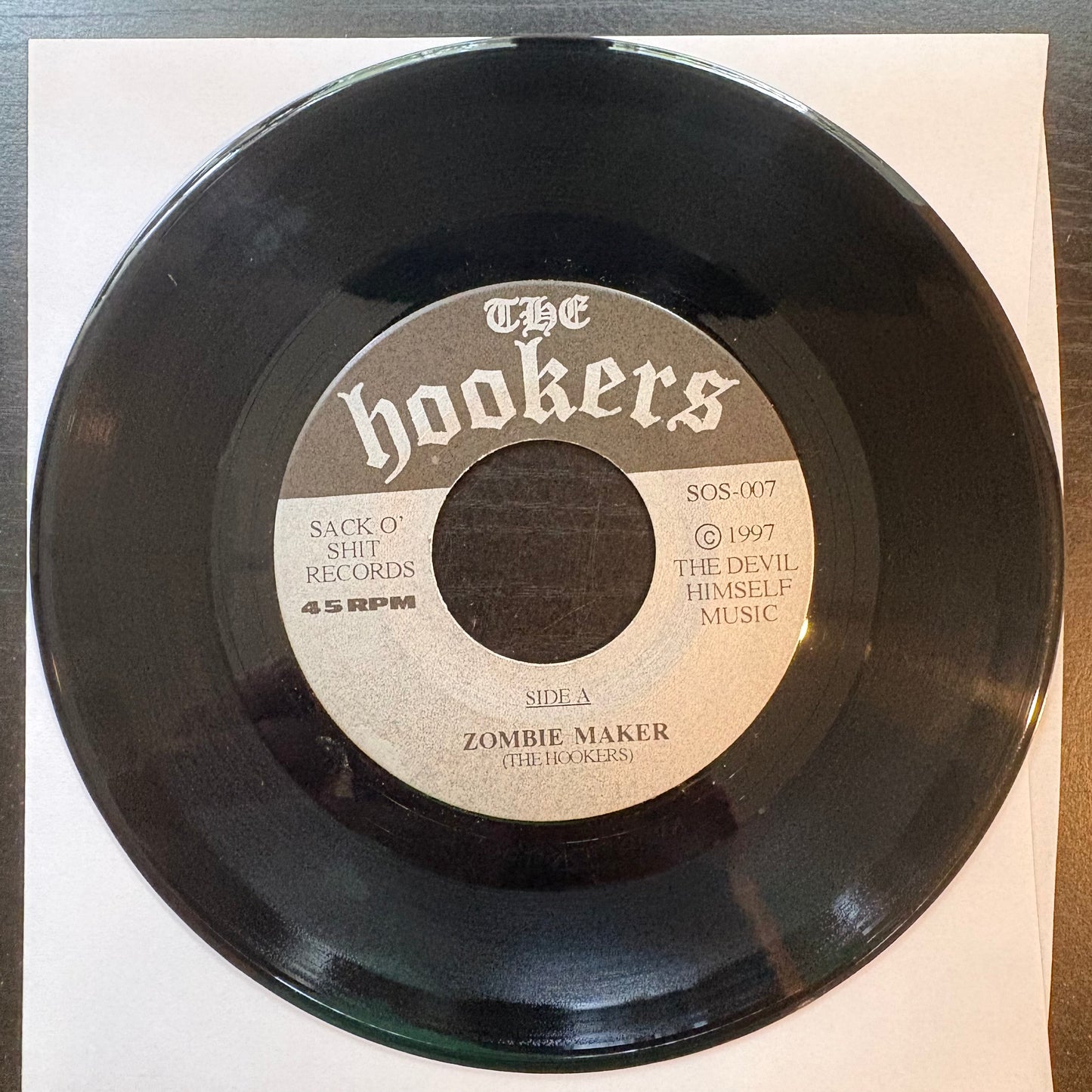 Hookers, "Zombie Maker" (7") [VG Used]
