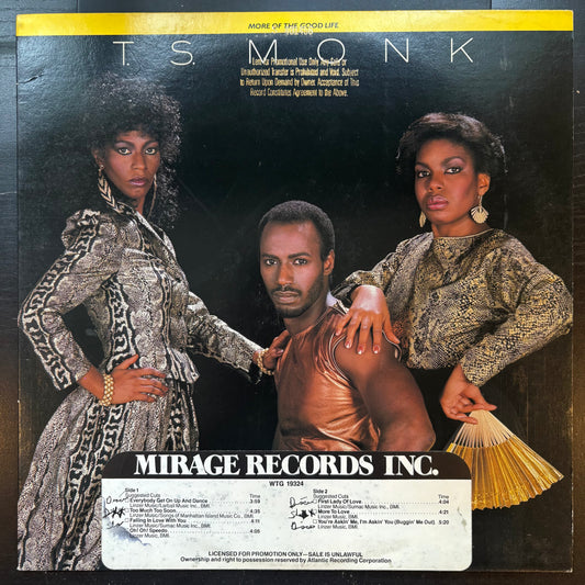 T.S. Monk, "More of the Good Life" (LP) (Promo) [VG+ Used]