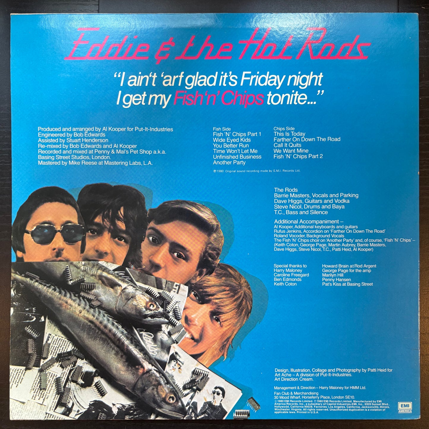 Eddie and the Hot Rods, "Fish 'n' Chips" [VG Used]