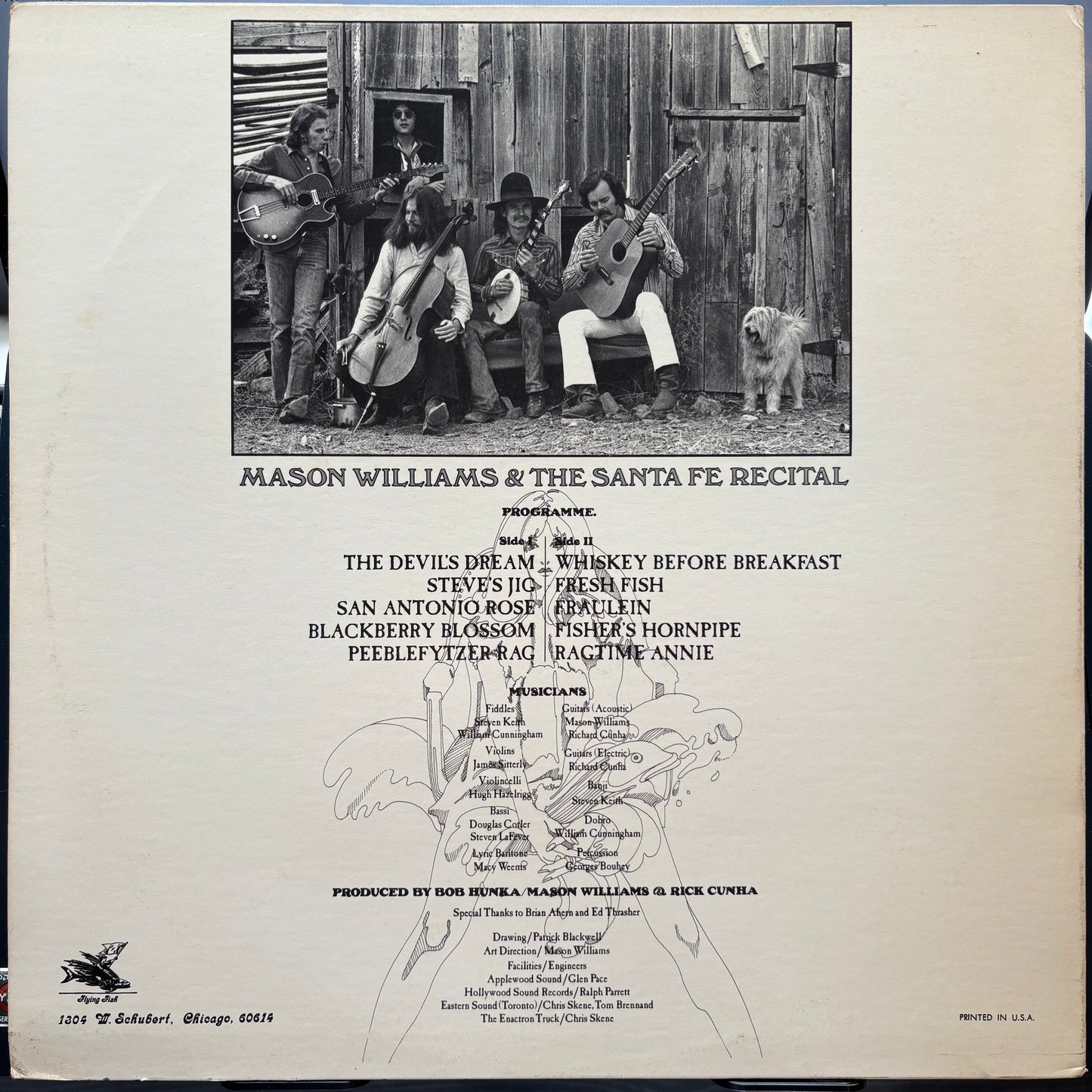 Mason Williams & The Santa Fe Recital, "Fresh Fish" [VG+ Used]