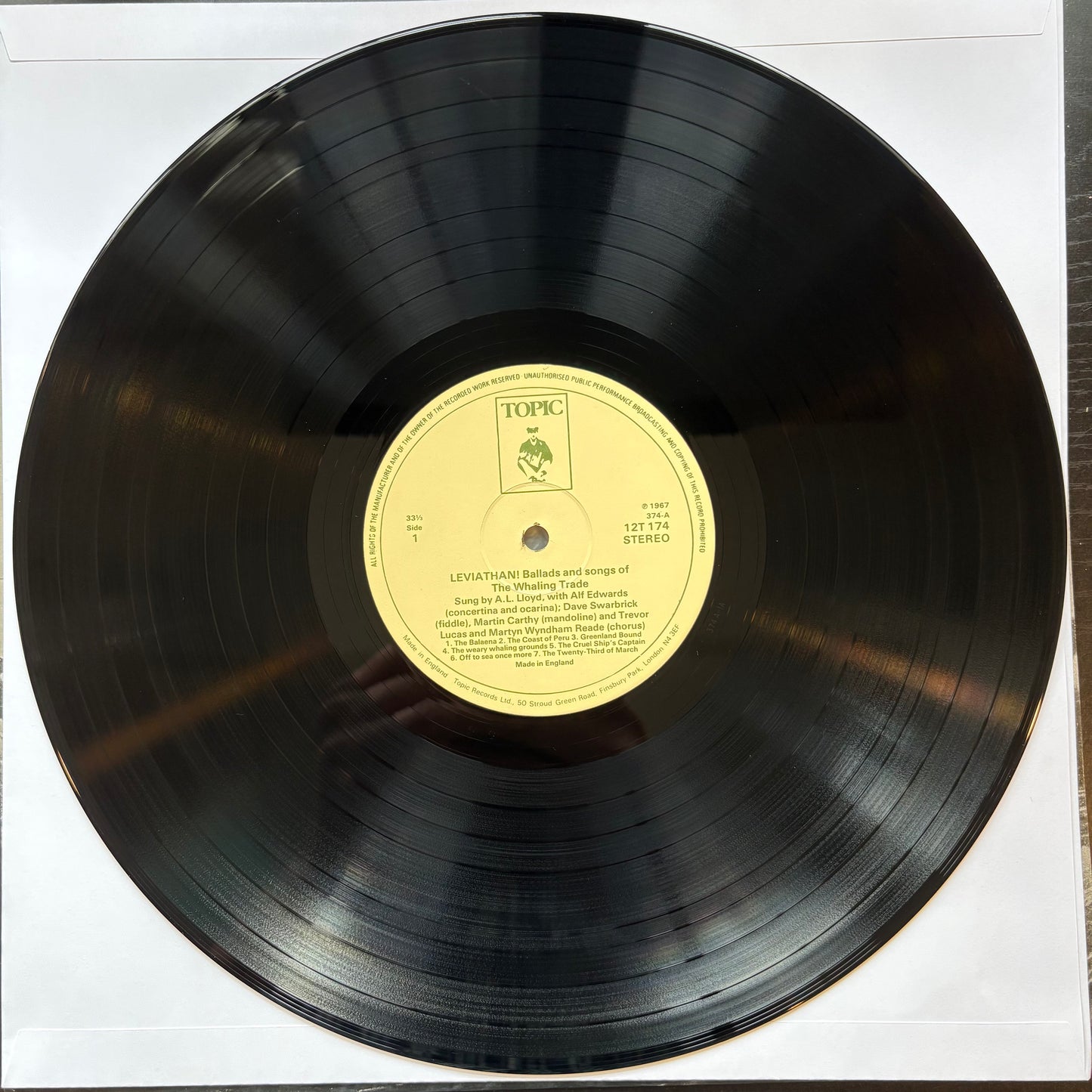 A.L. Lloyd, "Leviathan!" [VG+ Used]