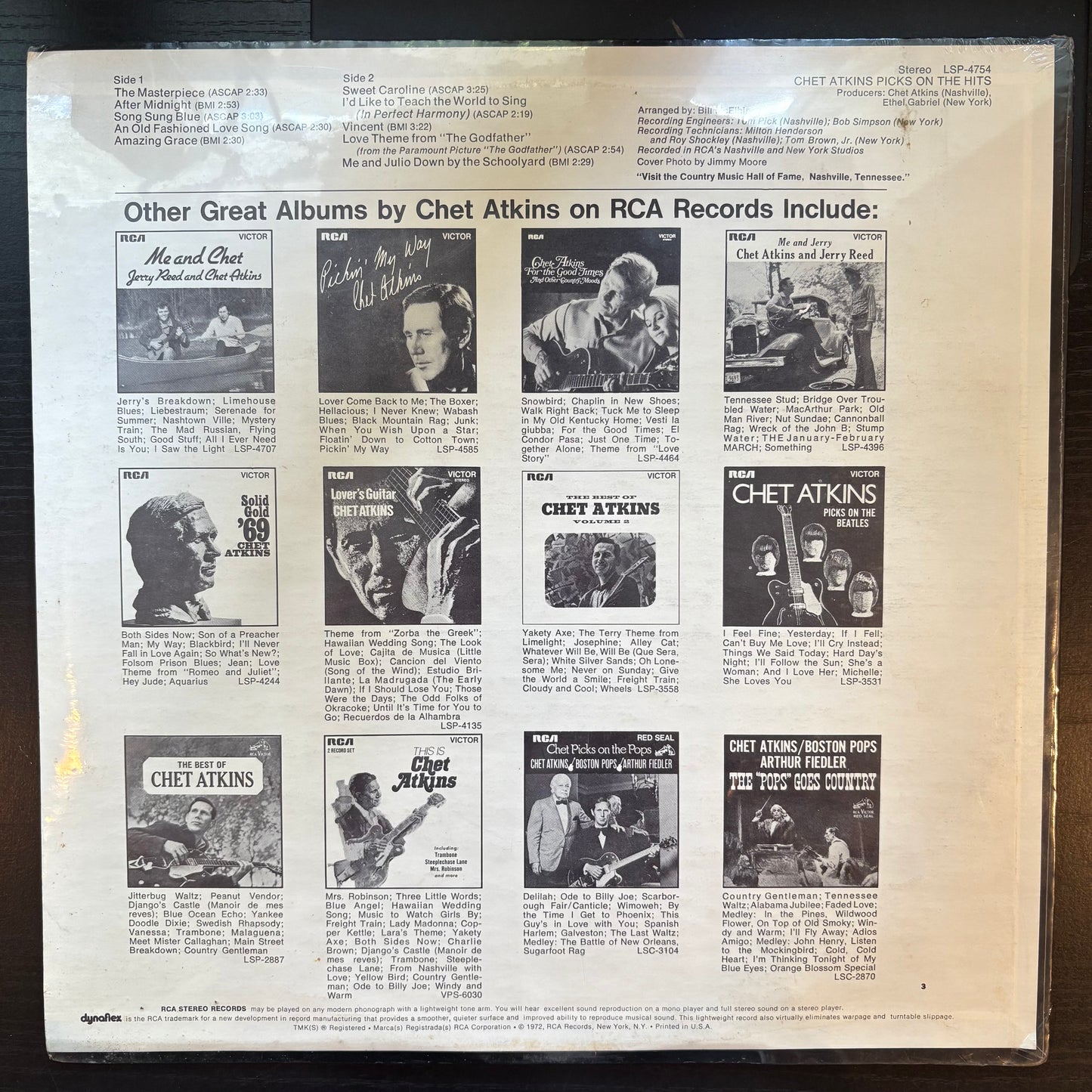 Chet Atkins, "Picks on the Hits" (Sealed) [Used]