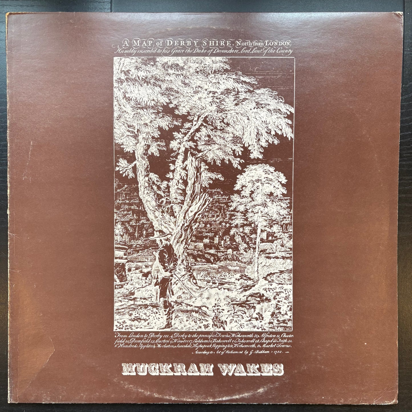 Muckram Wakes, "A Map of Derbyshire" [VG+ Used]