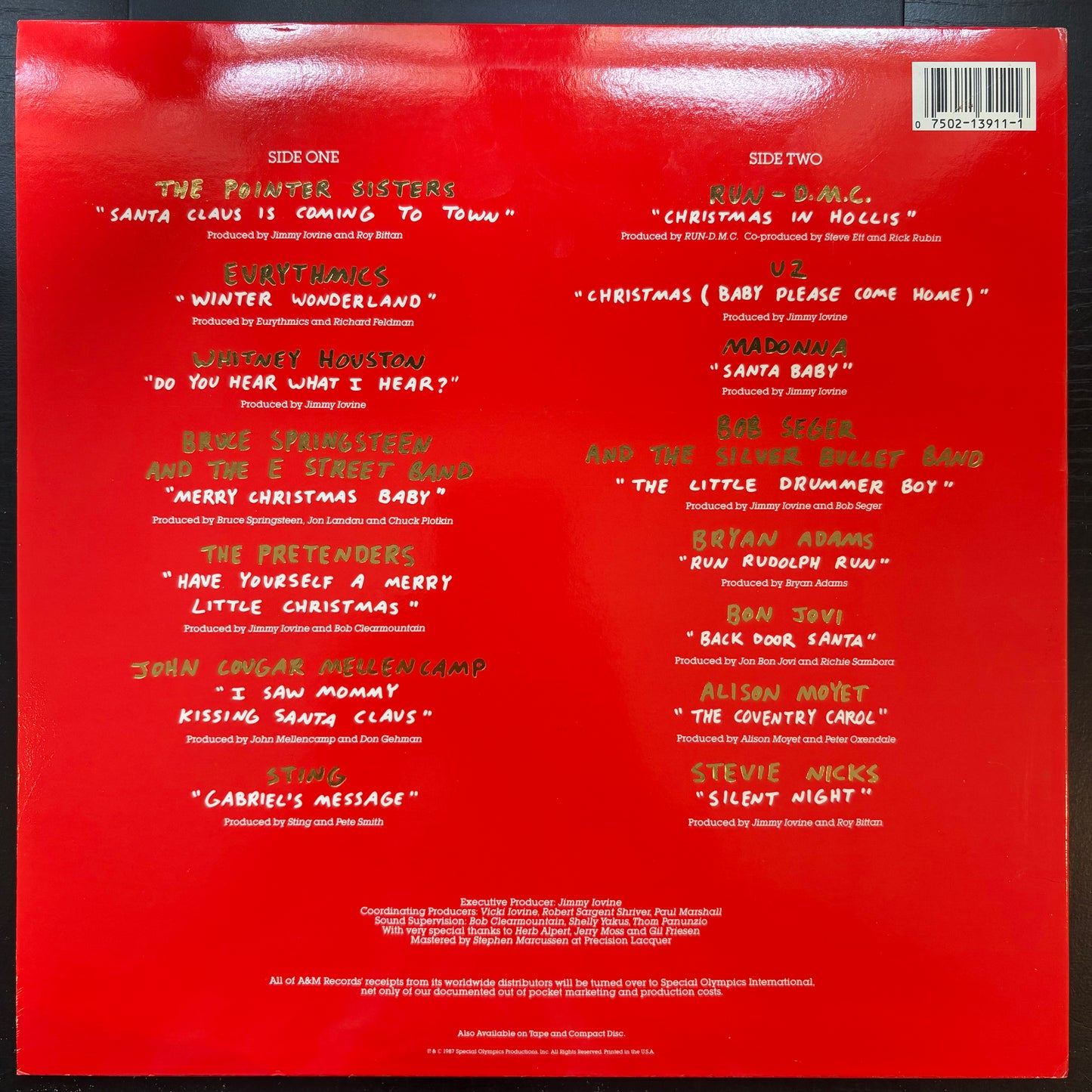 Various Artists, "A Very Special Christmas" [VG+ Used]