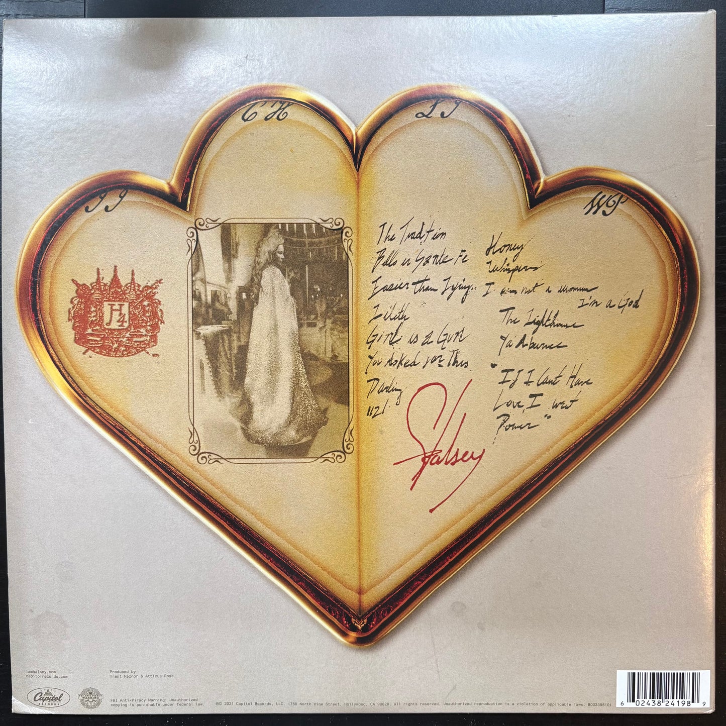 Halsey, "If I Can't Have Love, I Want Power" (Grey Transparent Vinyl) [VG Used]