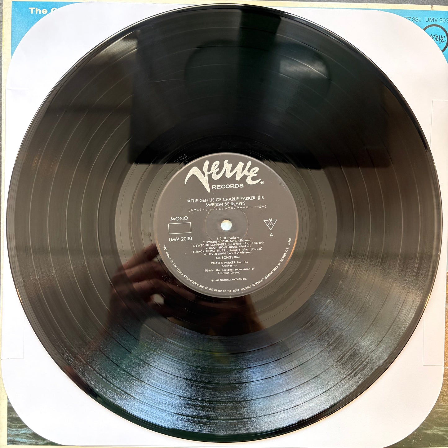 Charlie Parker & His Orchestra, "Swedish Schnapps" (Japanese Mono) [VG Used]