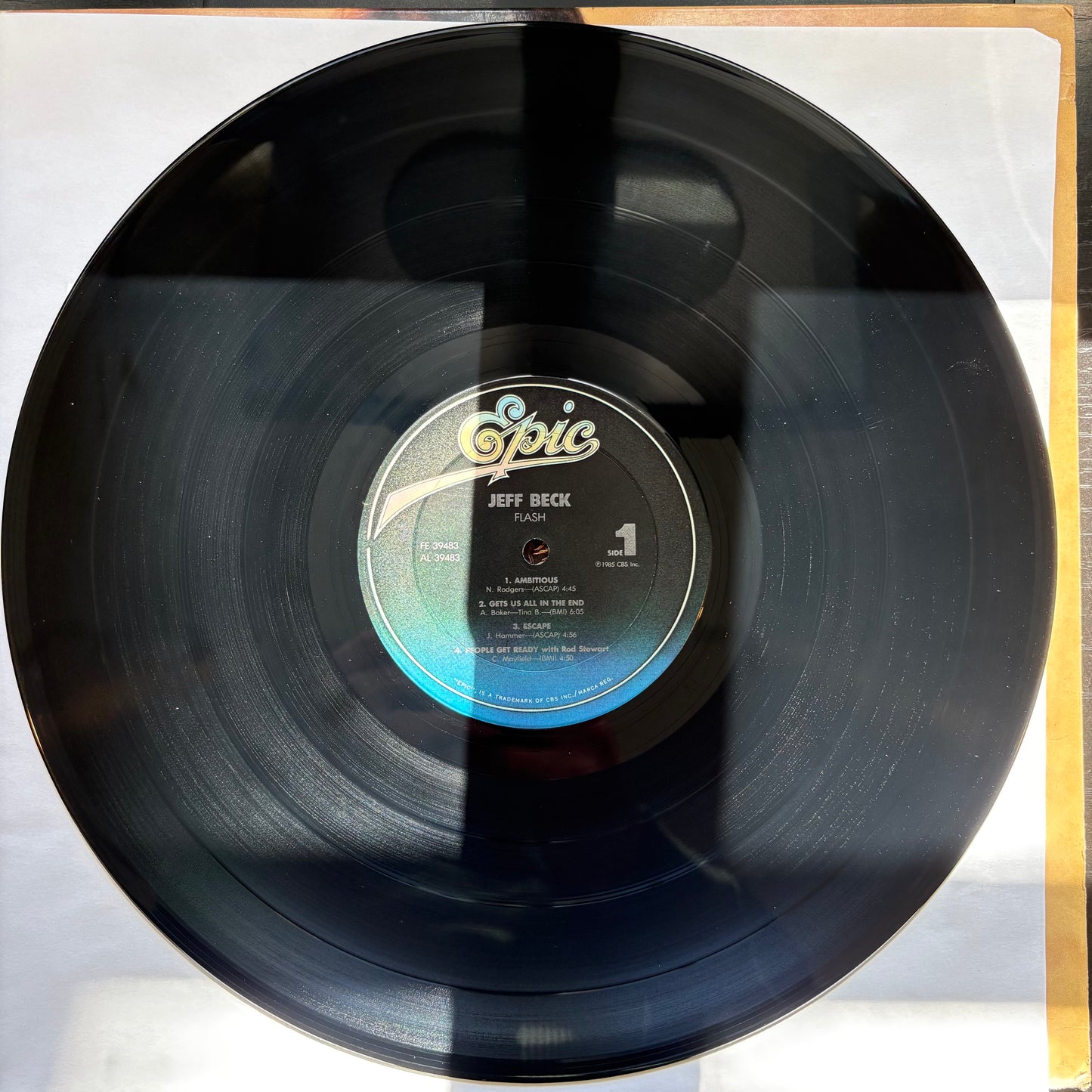 Jeff Beck, "Flash" [VG+ Used]