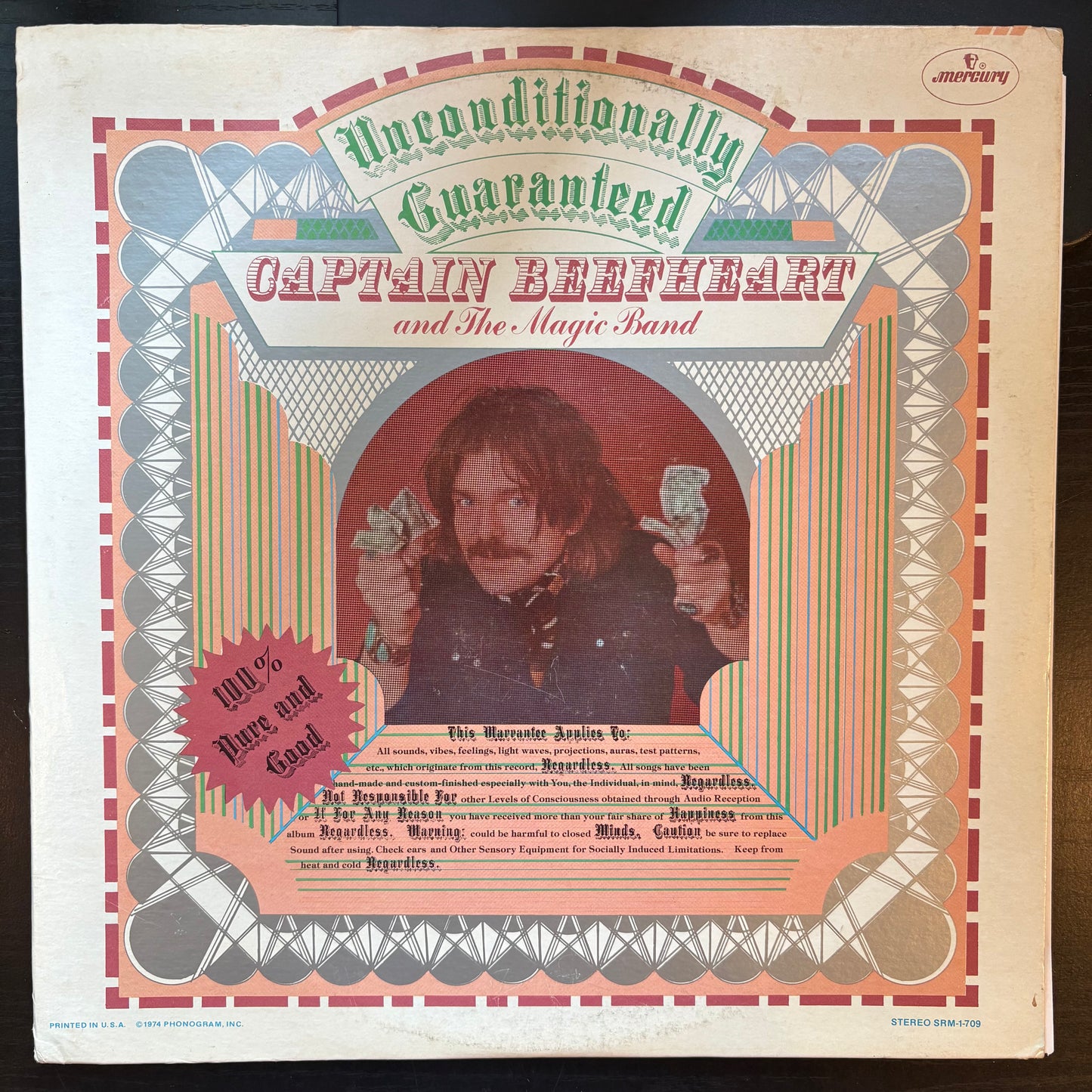 Captain Beefheart & The Magic Band, "Unconditionally Guaranteed" [VG- Used]